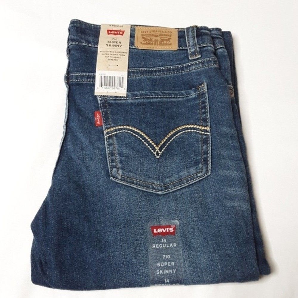 Levi’s 710 Super Skinny Girl Jeans size 14R